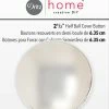 Dritz 2-1/2" Half Ball Cover Button, Nickel