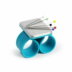 Dritz Pins & Accessories Magnetic Wrist Pin Holder, Blue