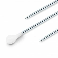 Dritz 3/4" Dipped Head Applique Pins, White, 150 Pc Pins, Needles & Tacks