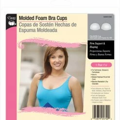 Dritz Molded Foam Bra Cups, White Bra Cups & Enhancers