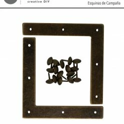 Dritz Smooth Campaign Hardware Corners, Large, 4 Pc