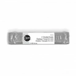 Dritz 1/4" Gray Braided Elastic, 16 Yd 10 Dritz 1/4
