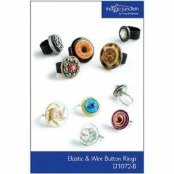 Indygo Junction Purses & Accessories Elastic & Wire Button Rings Pattern, PDF Download