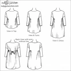 Indygo Junction Katelyn's Dress, Tunic & Top Pattern Apparel