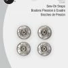 Dritz Sew-On Snaps, 4 Sets, Size 4