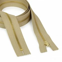 Dritz Zippers Brass Upholstery Zipper, Beige