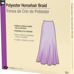 Dritz Garment Construction 1" Polyester Horsehair Braid, 50 Yd