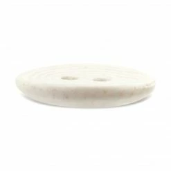 Dritz Recycled Corozo Round Button, 15mm, Light Gray, 4 Pc Buttons & Cover Buttons