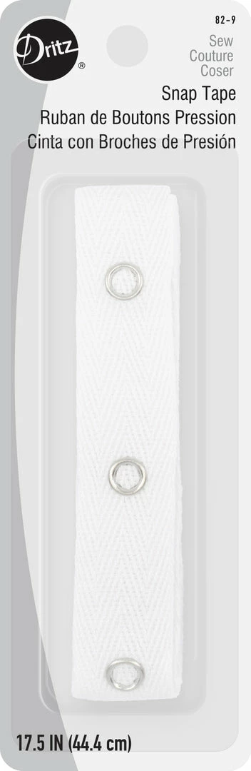 Dritz 17-1/2" Snap Tape, 12 Snaps 3 Dritz 17-1/2" Snap Tape, 12 Snaps