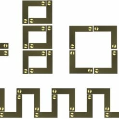 Dritz Smooth Campaign Hardware Corners, Small, 4 Pc