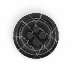 Dritz Recycled Polyester Round Button, 18mm, 3 Pc Buttons & Cover Buttons