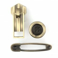 Dritz Brass Button Knob Hooks & Knobs