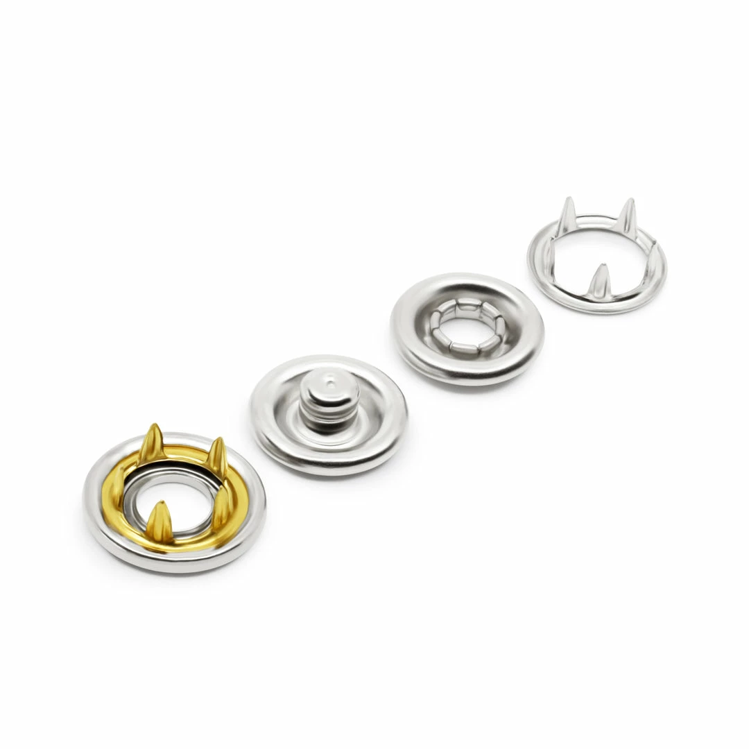 Dritz Snaps Decorative Snap Fasteners, 12 Sets, Nickel 6 Dritz Snaps Decorative Snap Fasteners, 12 Sets, Nickel