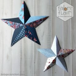 Indygo Junction Crafts & Toys Wall Art Star Fabriflair Pattern