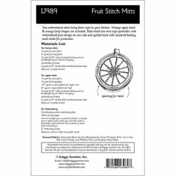 Indygo Junction Fruit Stitch Mitts Pattern, PDF Download Home & Storage