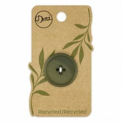 Dritz Buttons & Cover Buttons Recycled Paper Round Button, 28mm