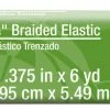 Dritz 3/8" Braided Elastic, White Elastics