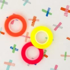 Omnigrid Glow-Line Tape, Transparent And Fluorescent