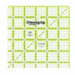 Omnigrid Non-Slip Square Ruler, Neon