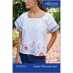 Indygo Junction Apparel Hankie Pillowcase Shirt Pattern, PDF Download