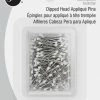 Dritz 3/4" Dipped Head Applique Pins, White, 150 Pc Pins, Needles & Tacks