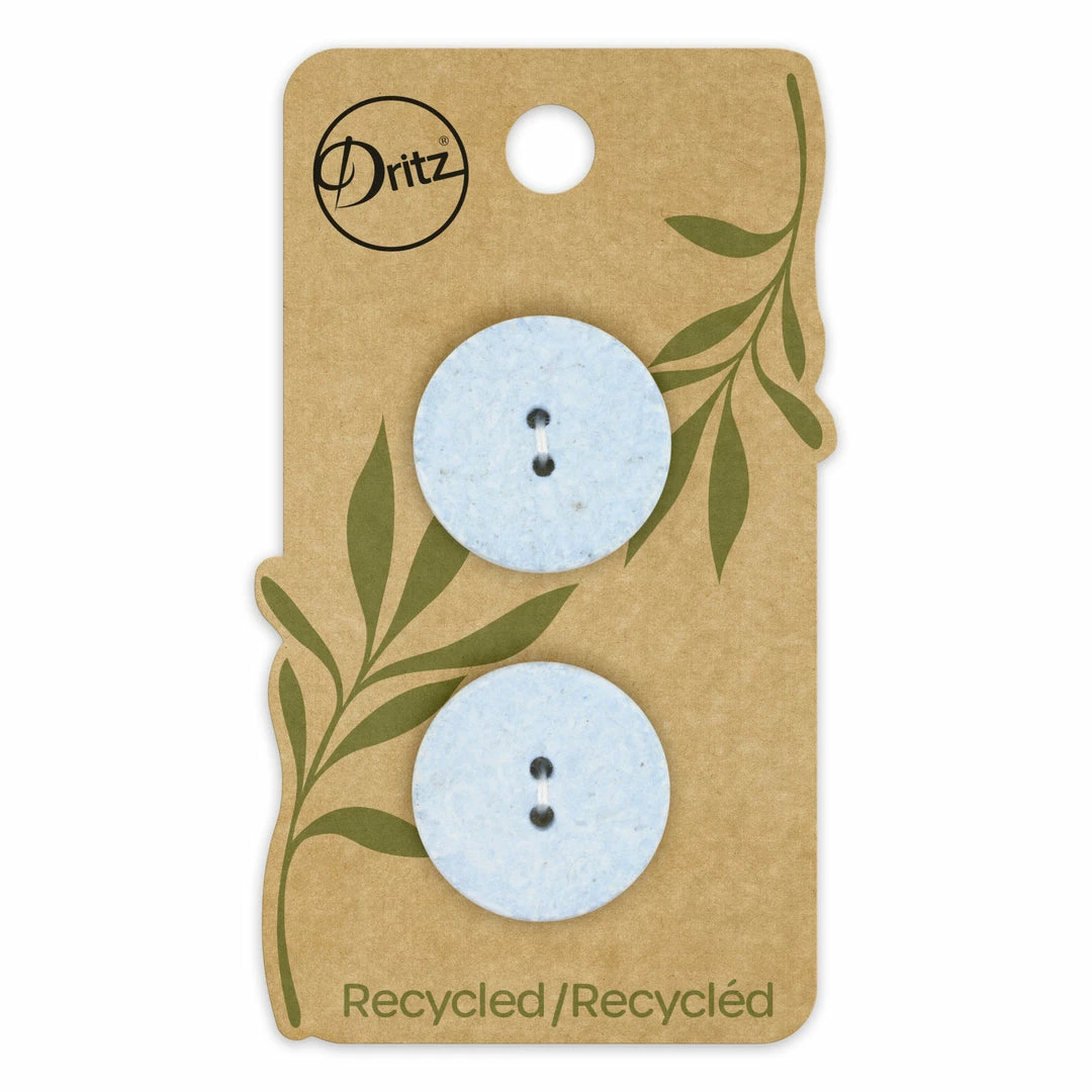Dritz Recycled Cotton Round Button, 23mm, 2 Pc 17 Dritz Recycled Cotton Round Button, 23mm, 2 Pc
