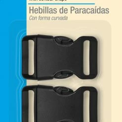 Dritz 3/4" Parachute Buckles, Black, 2 Pc