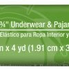 Dritz 3/4" Underwear & Pajama Elastic, White