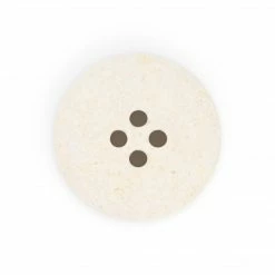 Dritz Recycled Cotton Round Stitch Button, 20mm, 3 Pc Buttons & Cover Buttons 39 Dritz Recycled Cotton Round Stitch Button, 20mm, 3 Pc Buttons & Cover Buttons