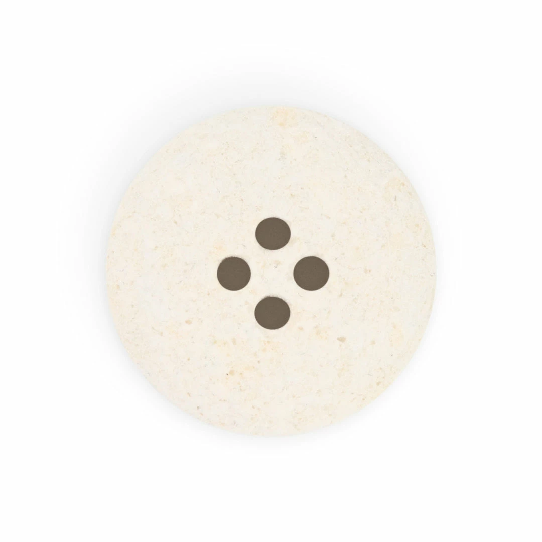 Dritz Recycled Cotton Round Stitch Button, 20mm, 3 Pc Buttons & Cover Buttons 12 Dritz Recycled Cotton Round Stitch Button, 20mm, 3 Pc Buttons & Cover Buttons