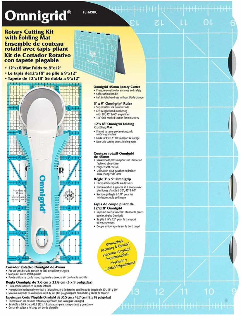 Omnigrid Folding Cutting Kit 10 Omnigrid Folding Cutting Kit