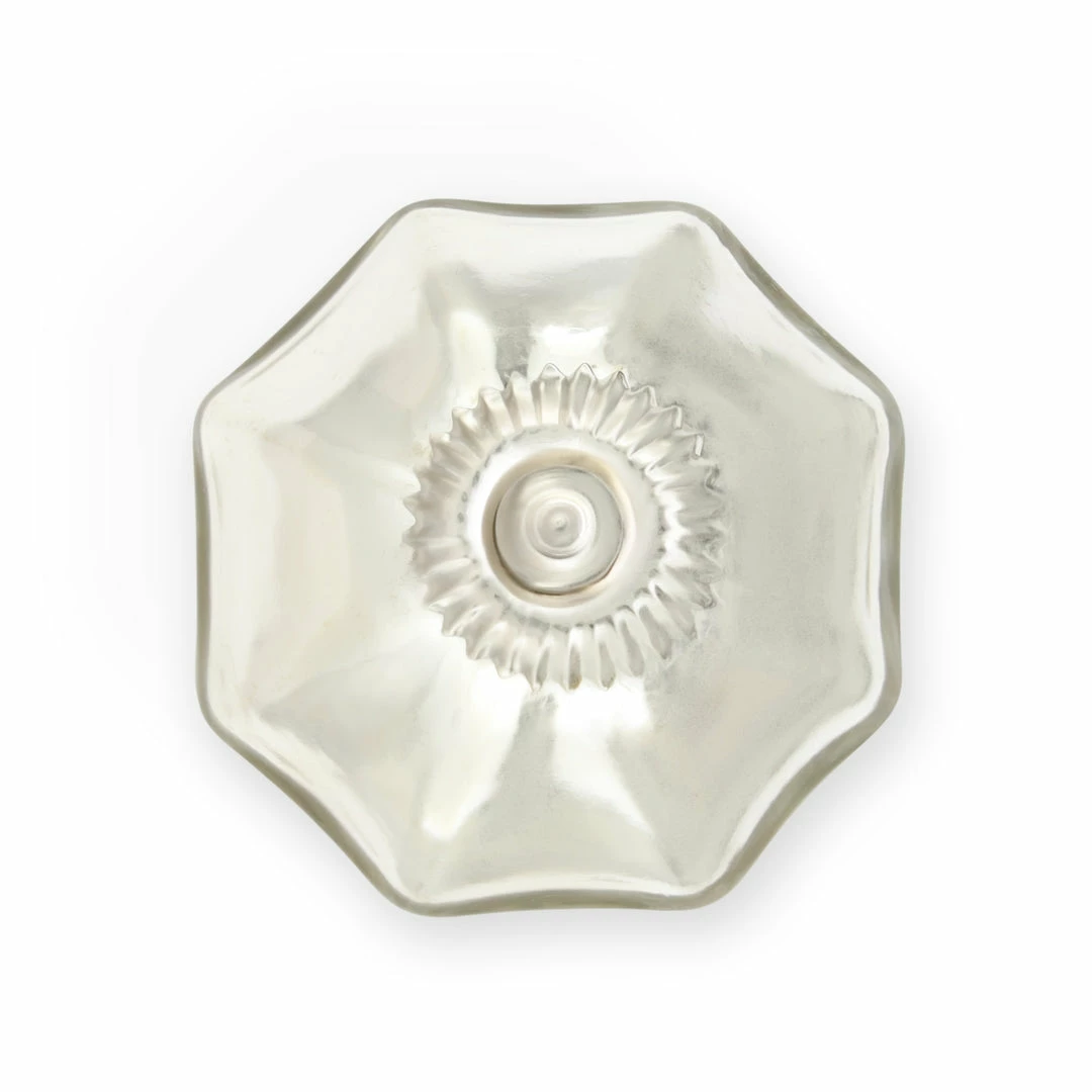 Dritz Mercury Glass Scallop Knob, Silver Outlet 3 Dritz Mercury Glass Scallop Knob, Silver Outlet