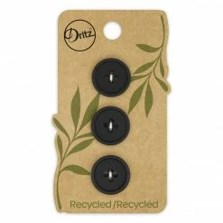 Dritz Recycled Paper Round Button, 18mm, 3 Pc