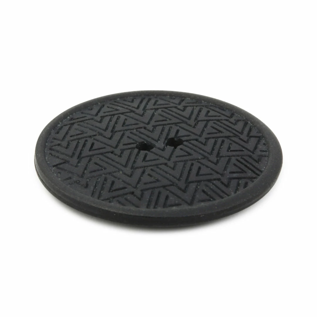 Dritz Recycled Hemp Geometric Round Button, 28mm 7 Dritz Recycled Hemp Geometric Round Button, 28mm