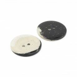 Dritz Recycled Hemp Round Button, 25mm, 2 Pc