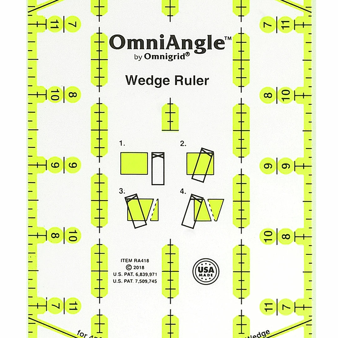 Omnigrid Wedge Ruler 6 Omnigrid Wedge Ruler