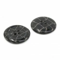 Dritz Recycled Polyester Round Button, 23mm, 2 Pc