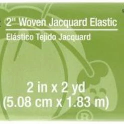 Dritz 2" Woven Jacquard Elastic, Multicolor, 2 Yd Outlet