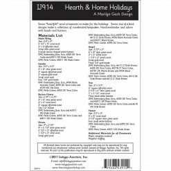 Indygo Junction Hearth & Home Holiday Ornament Pattern, PDF Download