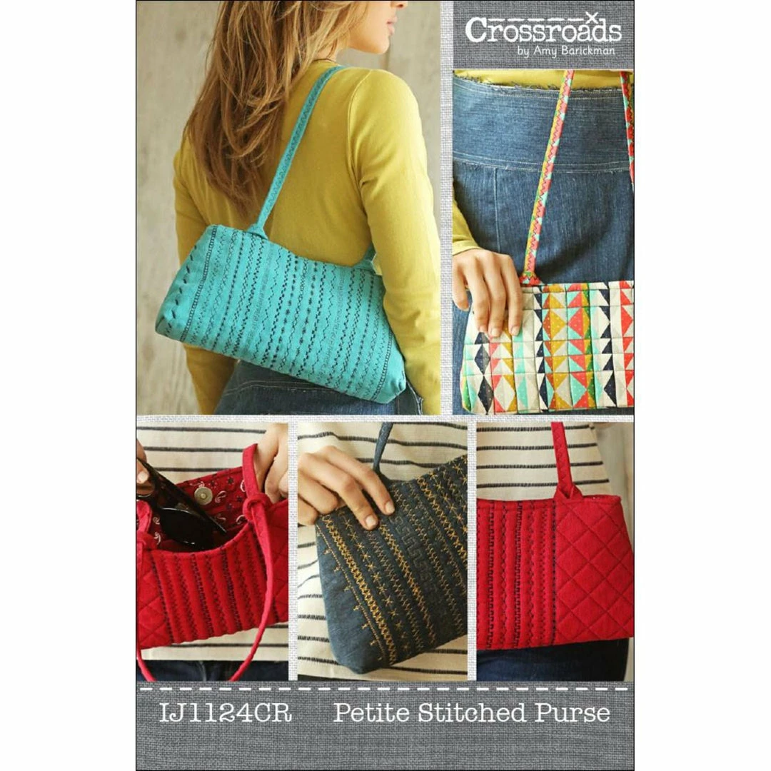 Indygo Junction Petite Stitched Purse Pattern Purses & Accessories 3 Indygo Junction Petite Stitched Purse Pattern Purses & Accessories
