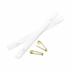 Dritz Straps & Strap Accessories Shoulder Strap Guards With Safety Pins, White
