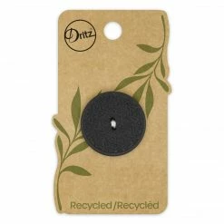 Dritz Recycled Hemp Geometric Round Button, 28mm