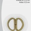 Dritz 1" D-Rings, 4 Pc