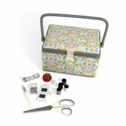 Dritz Essential Sewing Basket Kit, Medium Sewing Kits