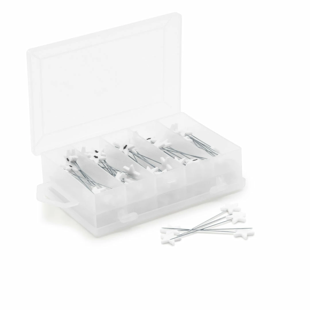 Dritz Flat Star Head Pins, White, 115 Pc Pins, Needles & Tacks 9 Dritz Flat Star Head Pins, White, 115 Pc Pins, Needles & Tacks
