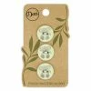 Dritz Recycled Cotton Koala Button, 18mm, 3 Pc