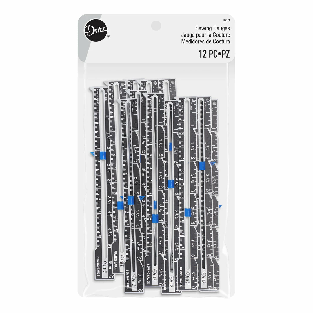 Dritz 6" Sewing Gauges, 12 Pc Bulk Notions 3 Dritz 6" Sewing Gauges, 12 Pc Bulk Notions
