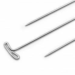 Dritz Pins & Accessories 1-1/4" T-Pins, Nickel, 50 Pc