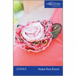 Indygo Junction Purses & Accessories Hankie Rose Brooch Pattern, PDF Download