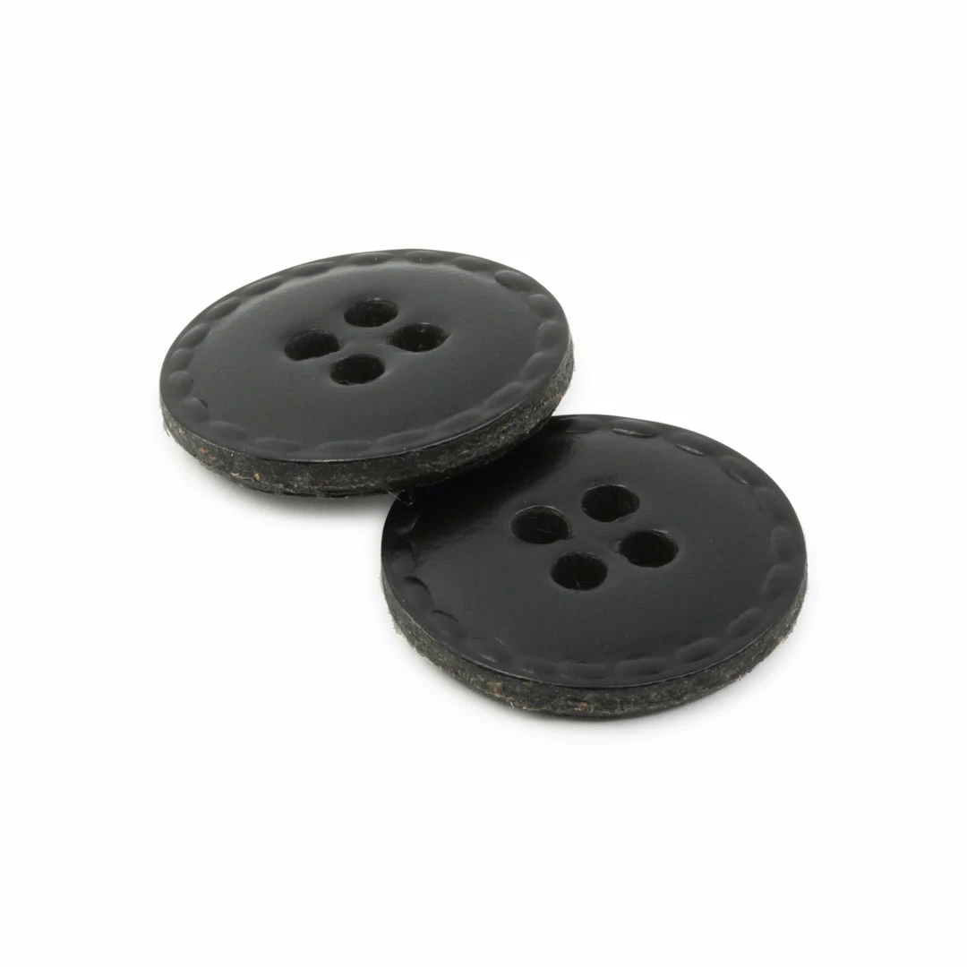 Dritz Buttons & Cover Buttons Recycled Leather Round Button, 18mm, Black, 2 Pc 8 Dritz Buttons & Cover Buttons Recycled Leather Round Button, 18mm, Black, 2 Pc